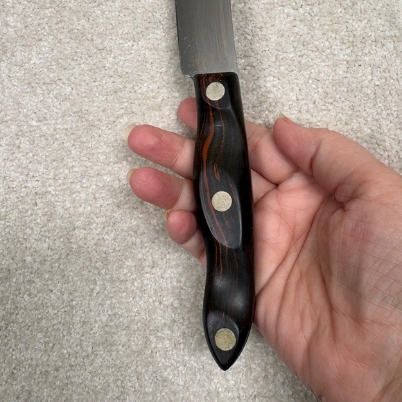 Cutco Other - Cutco 1022 Butcher Knife 8 Inch Blade Classic Brown Woodgrain Handle USA ASIS